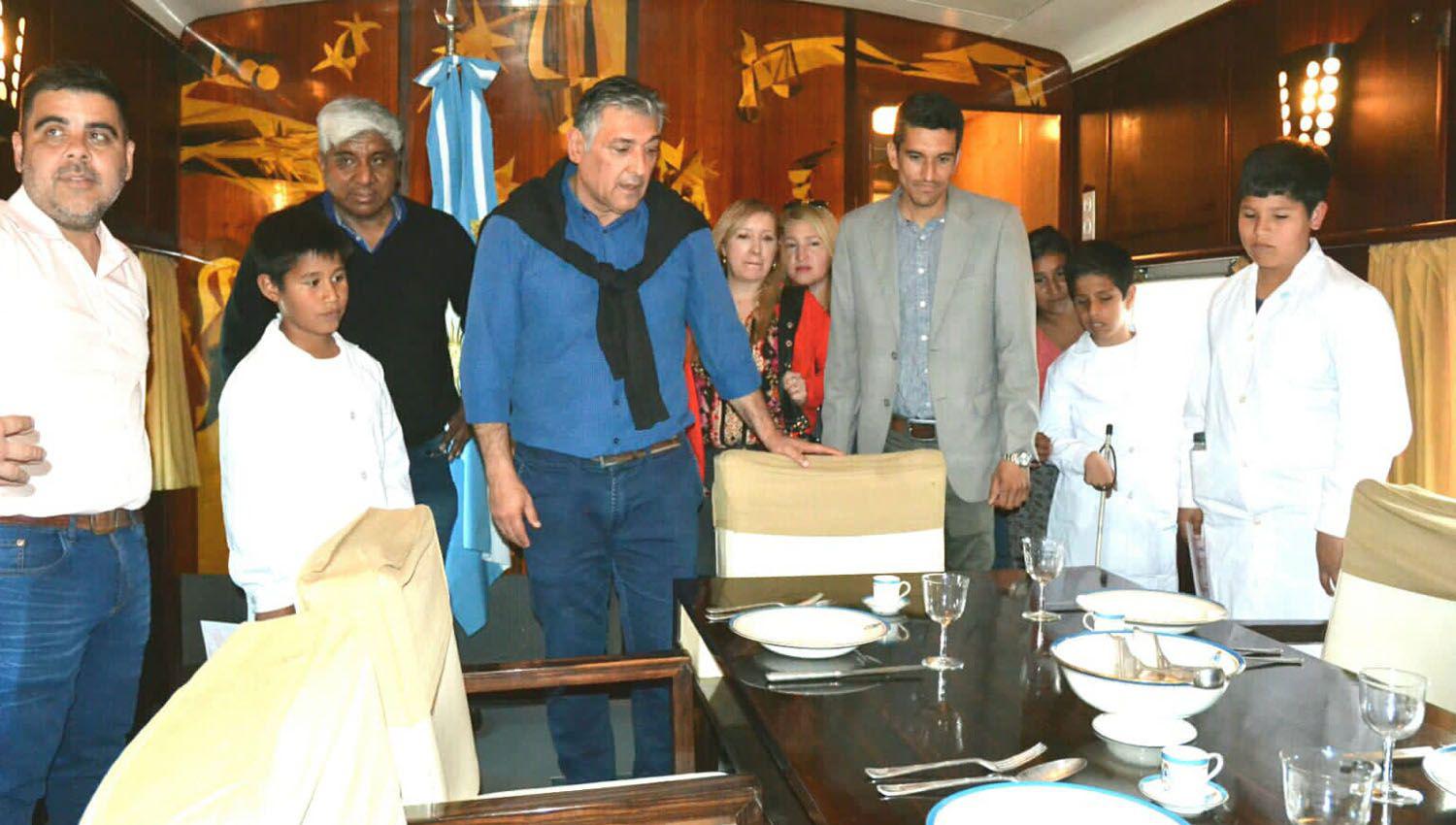 El Tren Museo Itinerante estaacute en La Banda y Nediani lo recorrioacute