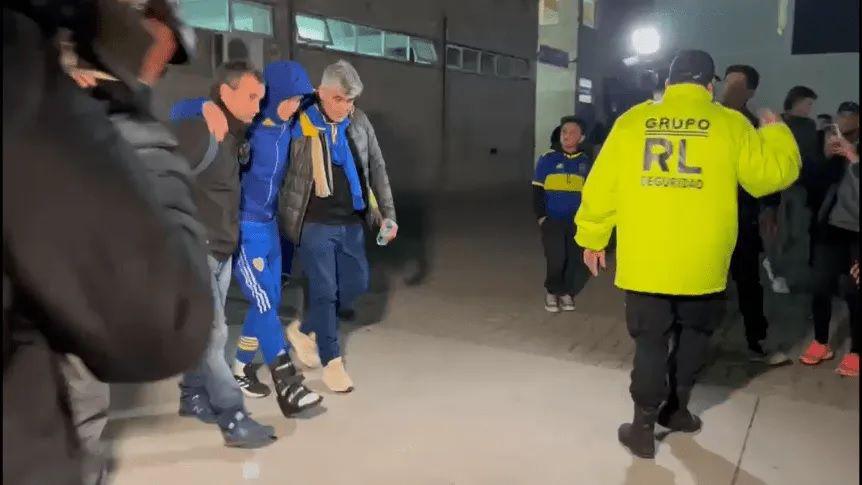 El primer diagnoacutestico de la lesioacuten del Changuito Exequiel Zeballos