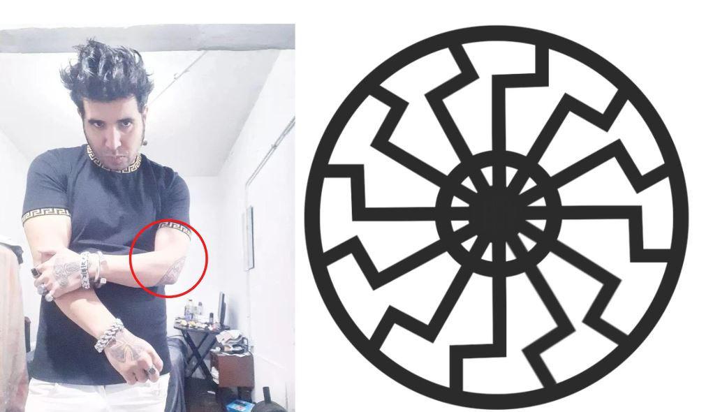 Fotos con famosos y tatuajes nazis- la informacioacuten que el atacante de Cristina publicaba en sus redes sociales