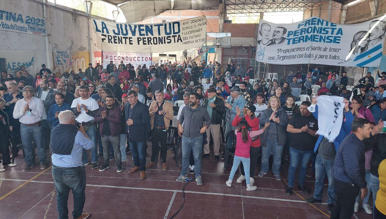 Se realizoacute el plenario del Norte Grande en Las Termas repudiando el atentado sufrido por Cristina Fernaacutendez