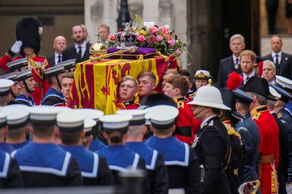 Se realiza el funeral de la reina Isabel II en la Abadiacutea de Westminster