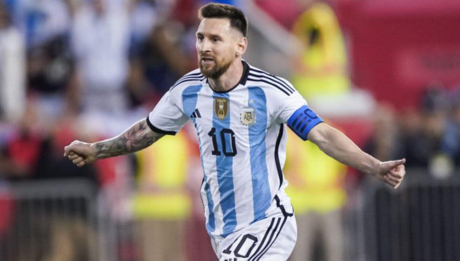 VIDEO  Con dos golazos de Messi- asiacute fueron los tantos argentinos ante Jamaica