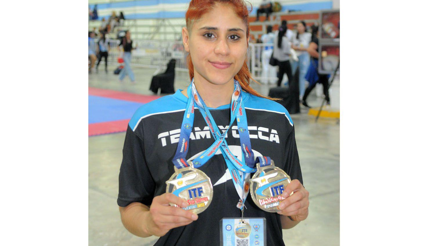 Florencia Mazza sumoacute dos oros para Santiago del Estero