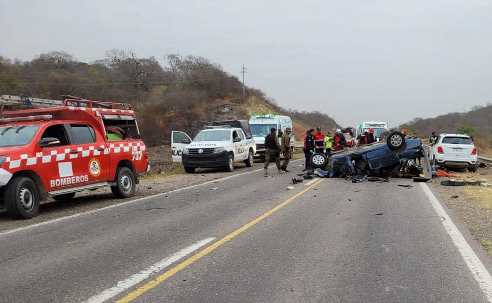 Conmocioacuten- mueren cuatro personas en un choque en cadena en la Ruta Nacional 34