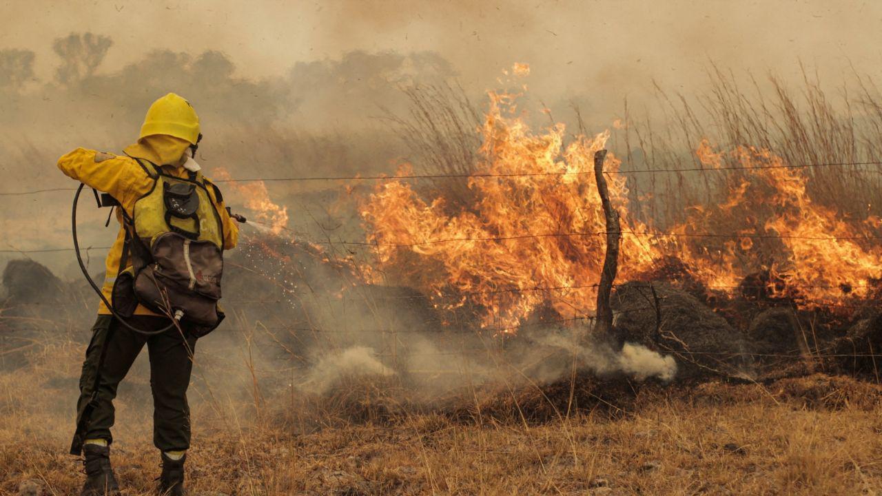 Hay seis provincias que presentan focos activos de incendios forestales