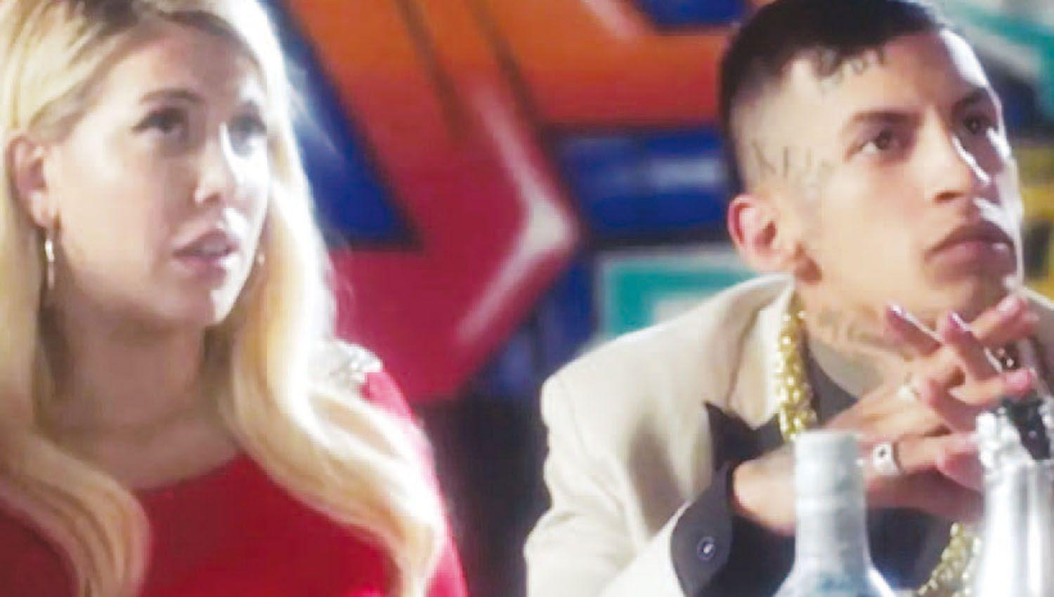 VIDEO  Wanda Nara y L-Gante coronaron su mediaacutetica semana con un videoclip