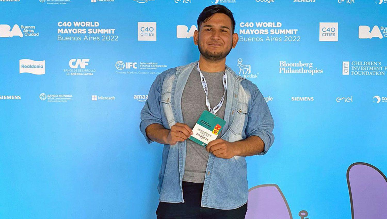 Santiaguentildeo participoacute de la Cumbre Mundial de Alcaldes de C40