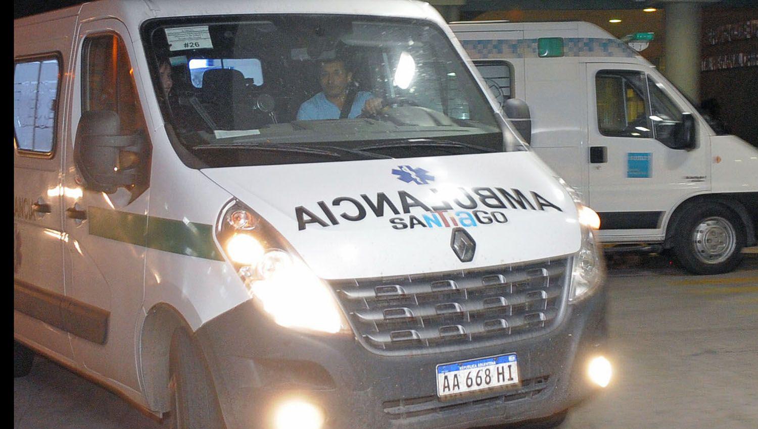 Motociclista fue hospitalizado tras chocar un caballo en camino vecina