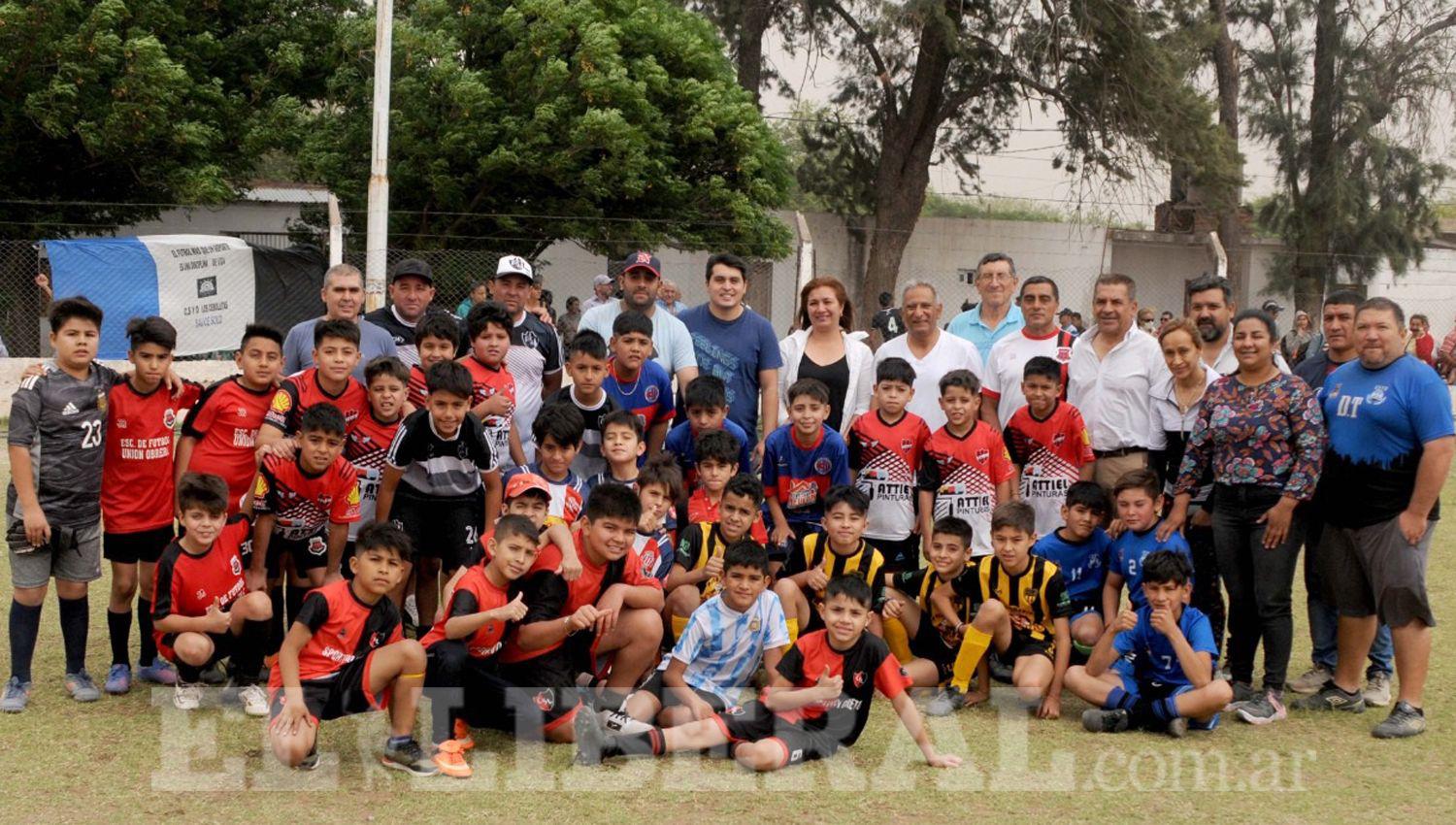 El fuacutetbol infantil provincial tuvo su cita en Loreto