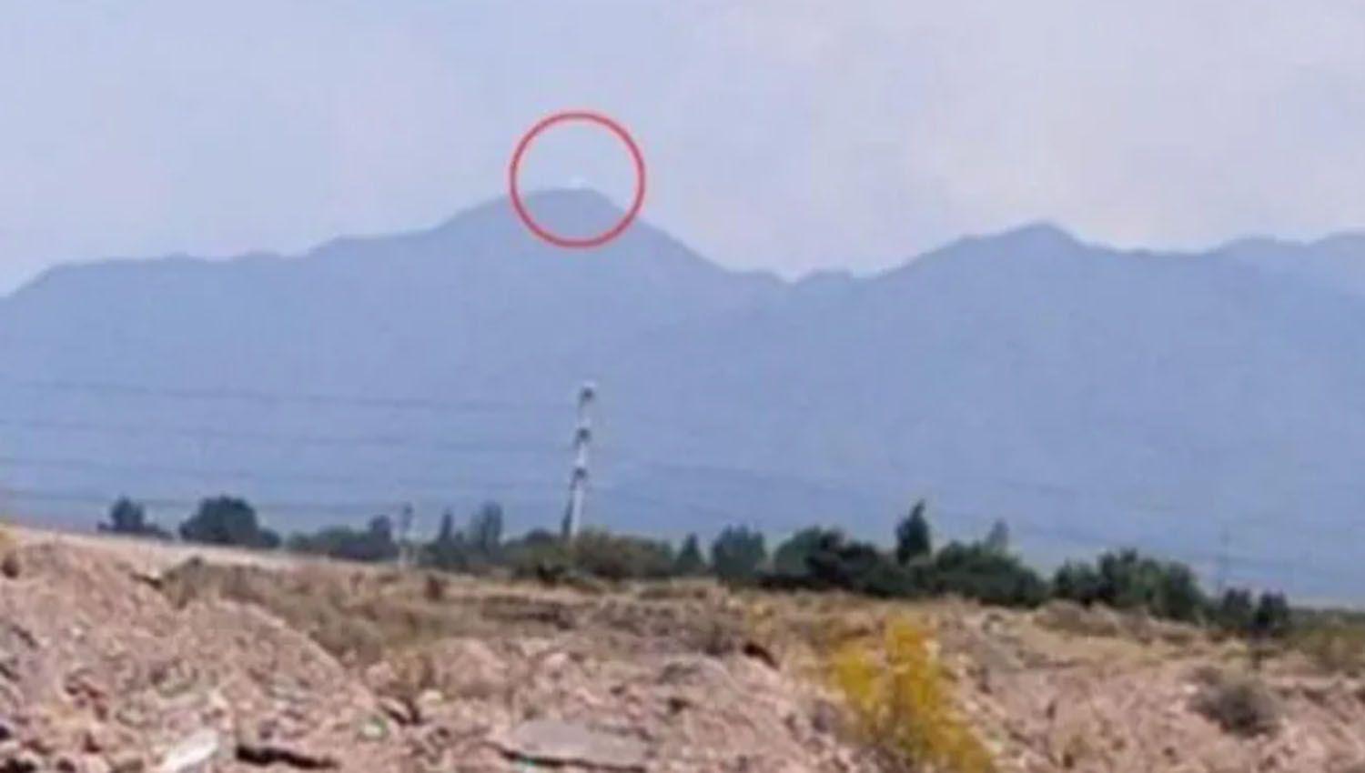 Un OVNI visitoacute un cerro de Mendoza