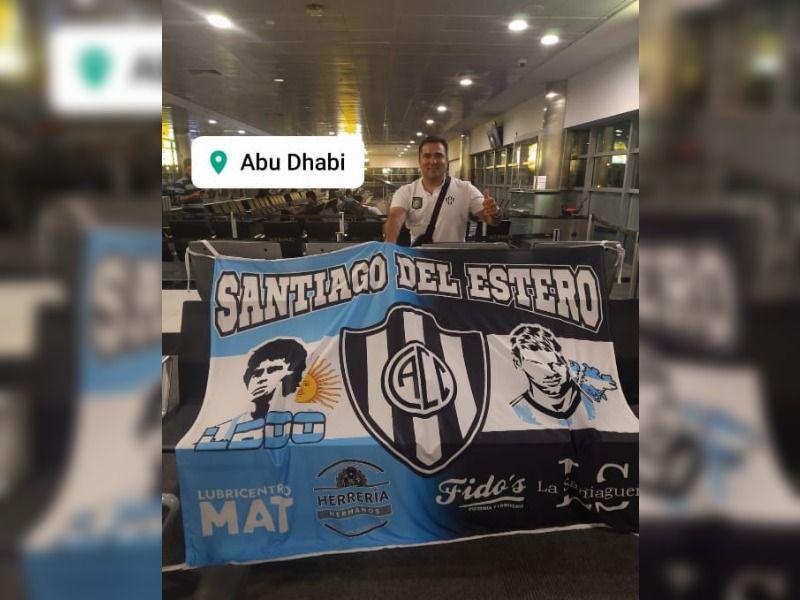 Ferroviario cumplioacute el suentildeo- viajoacute desde Santiago del Estero a Qatar