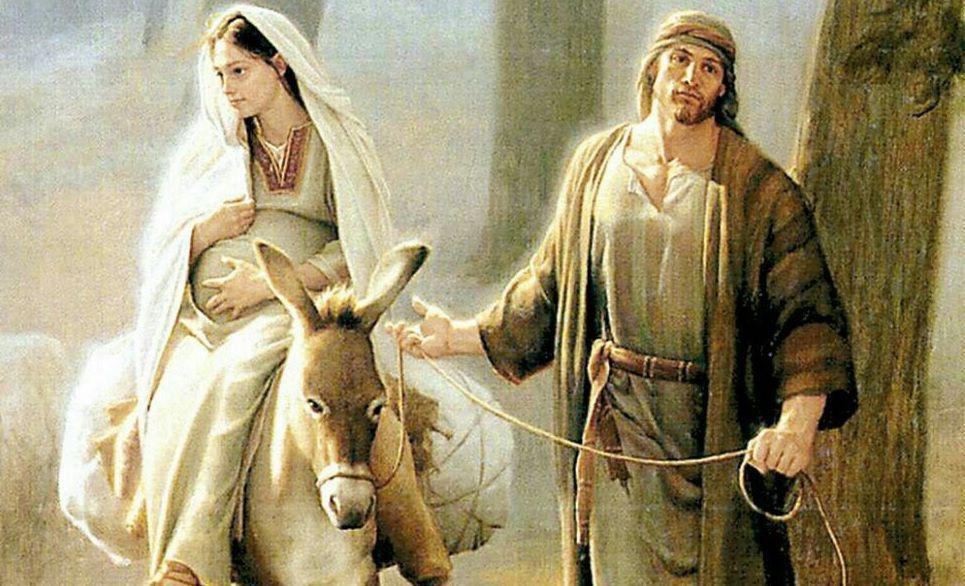 Mariacutea Su Pequentildea Familia y La Fe de los Abuelos en la Natividad