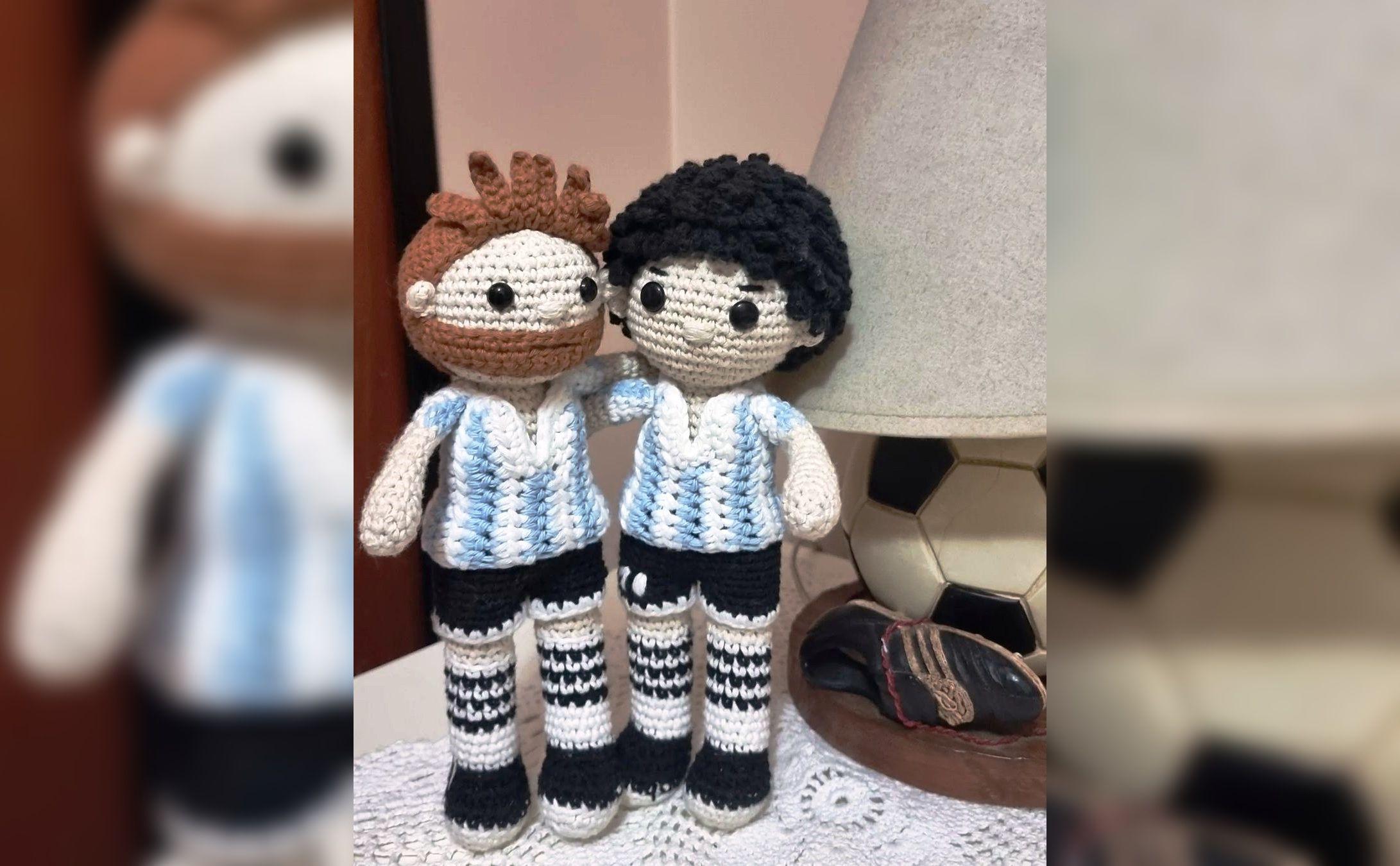 Quieacuten es el hijo de un excombatiente de Malvinas que le regaloacute a los hijos de Messi los muntildeecos que usaron en la final