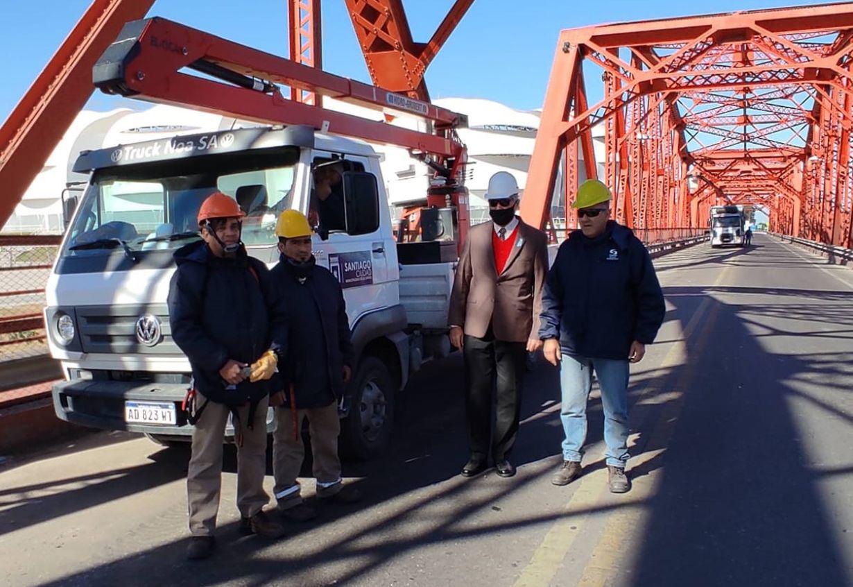 Relizaraacuten tareas de mantenimiento en el Puente Carretero y solicitan precaucioacuten a los conductores