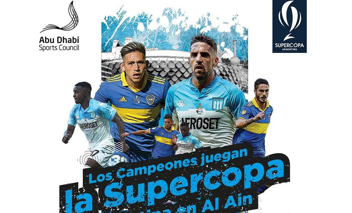 Supercopa Boca vs Racing- diacutea y sede confirmada para la final en Abu Dhabi