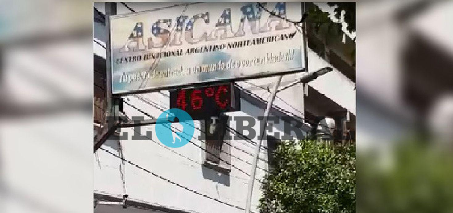 Queacute calorcito en Santiago- el termoacutemetro de Asicana marcoacute 46deg y la ciudad estaacute que arde