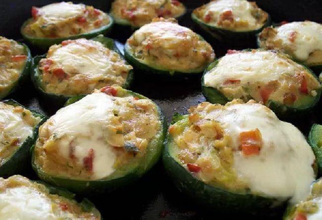 Receta de zapallitos rellenos- vegetarianos y carniacutevoros para cocinar faacutecil y raacutepido