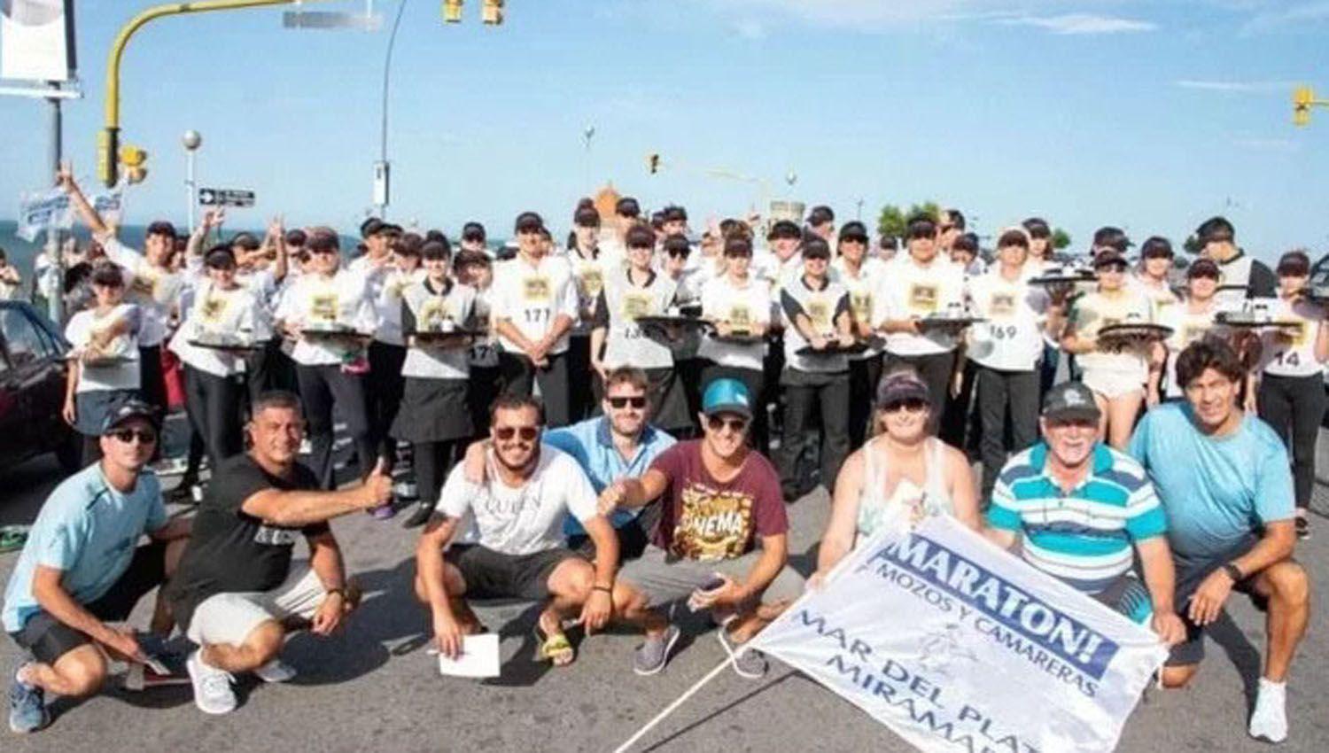Regresa a Mar del Plata el tradicional Maratoacuten de Mozos y Camareras con grandes premios