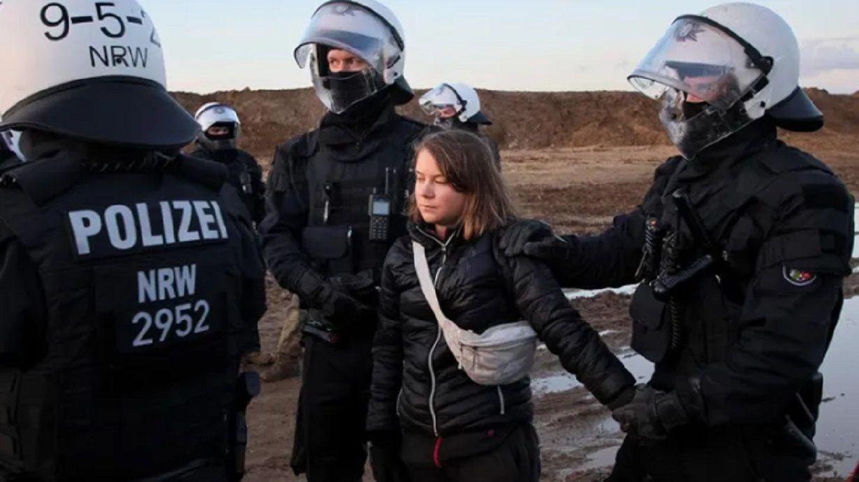 Detuvieron a Greta Thunberg en Alemania