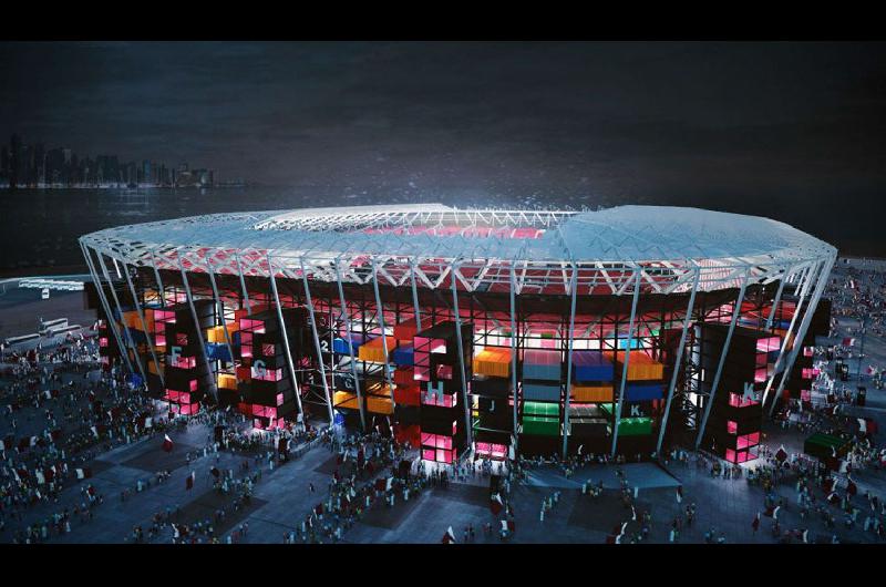 Afirman que el estadio 974 de Qatar podriacutea venir a la Argentina