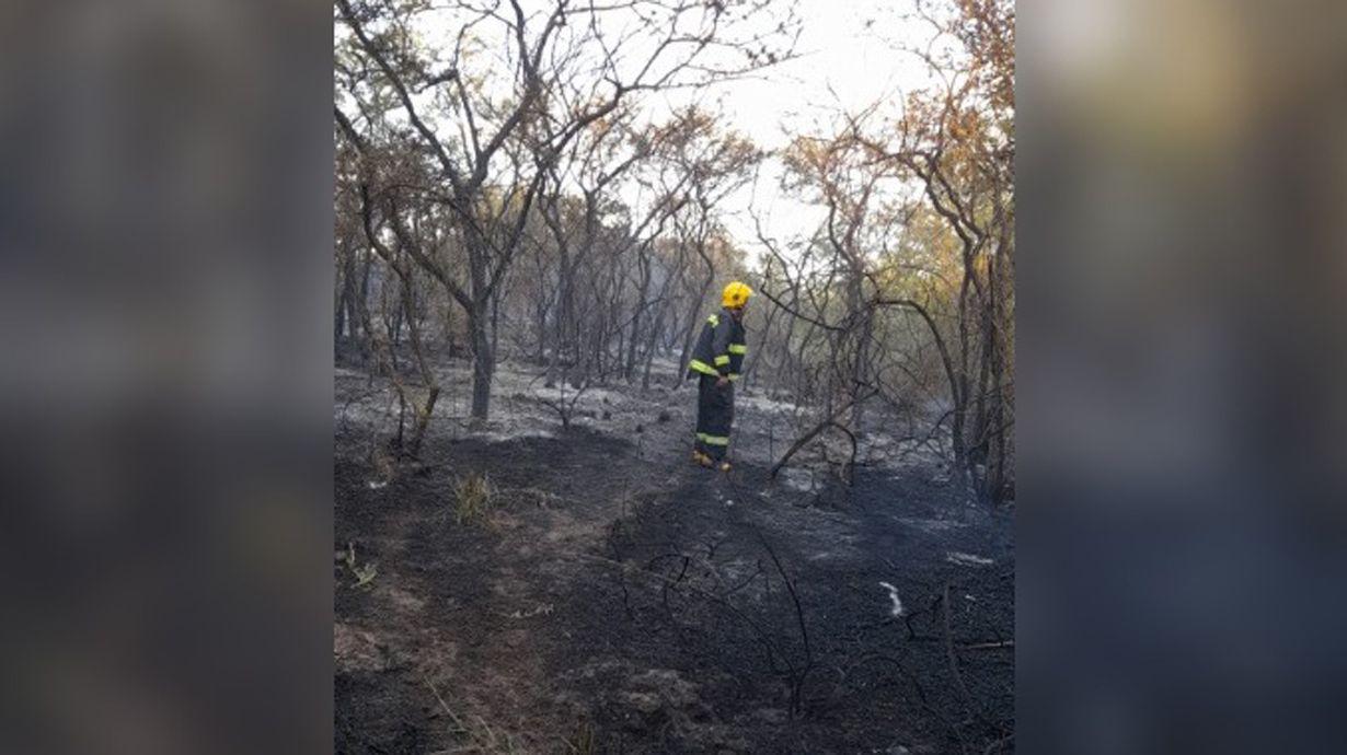 Lograron extinguir el fuego que amenazaba con llegar a la ciudad de La Banda