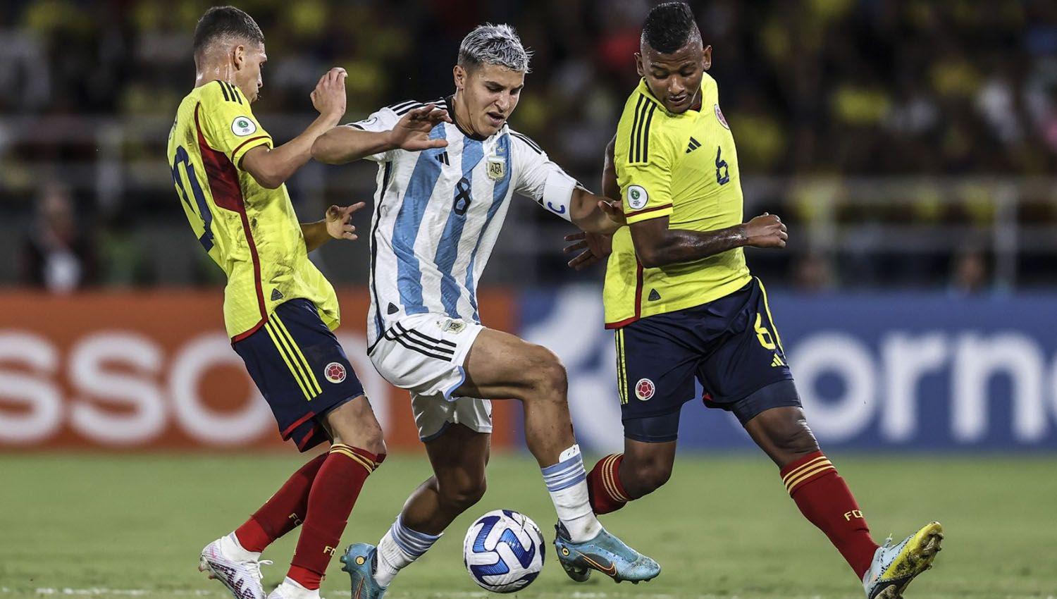 Argentina cayoacute con Colombia y quedoacute eliminada del Sudamericano Sub 20