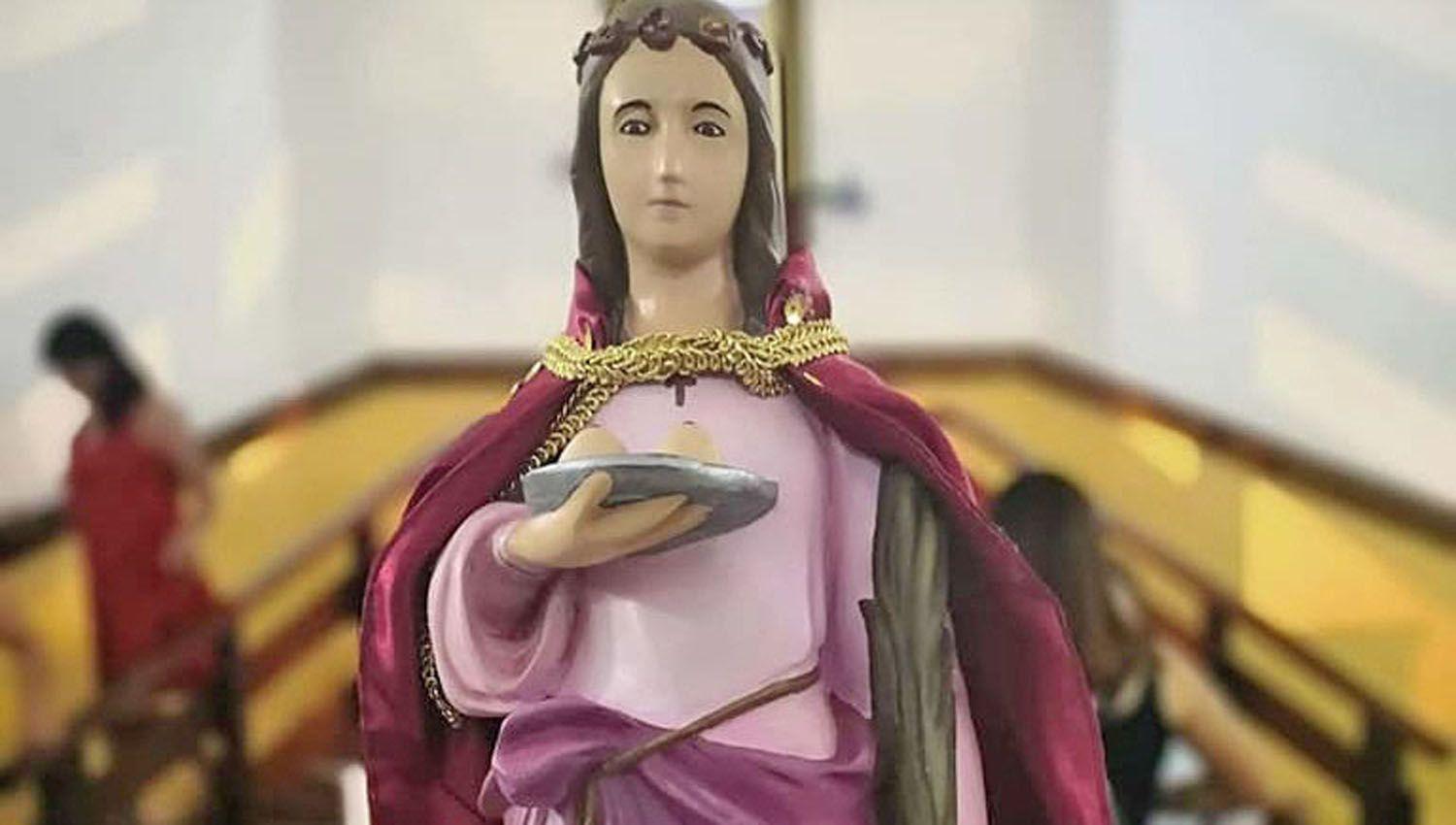 Con el triduo se inician los actos centrales en honor a Santa Aacutegueda