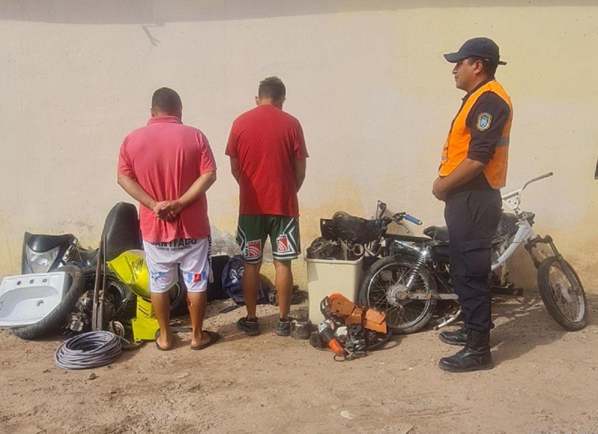 Tintina- dos hombres fueron puestos tras las rejas y se lograron recuperar varios bienes robados