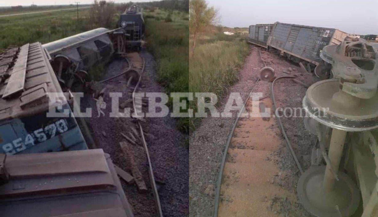 VIDEO  Asiacute quedaron los vagones del tren carguero que descarrilaron en Malbraacuten