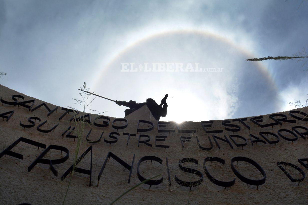 Espectaacuteculo en el cielo- un halo solar sorprendioacute a los santiaguentildeos