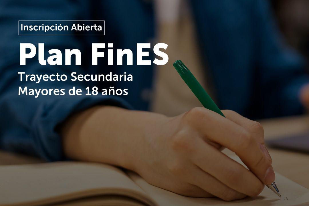 Se encuentran abiertas las preinscripciones para el Plan FinEs 2023