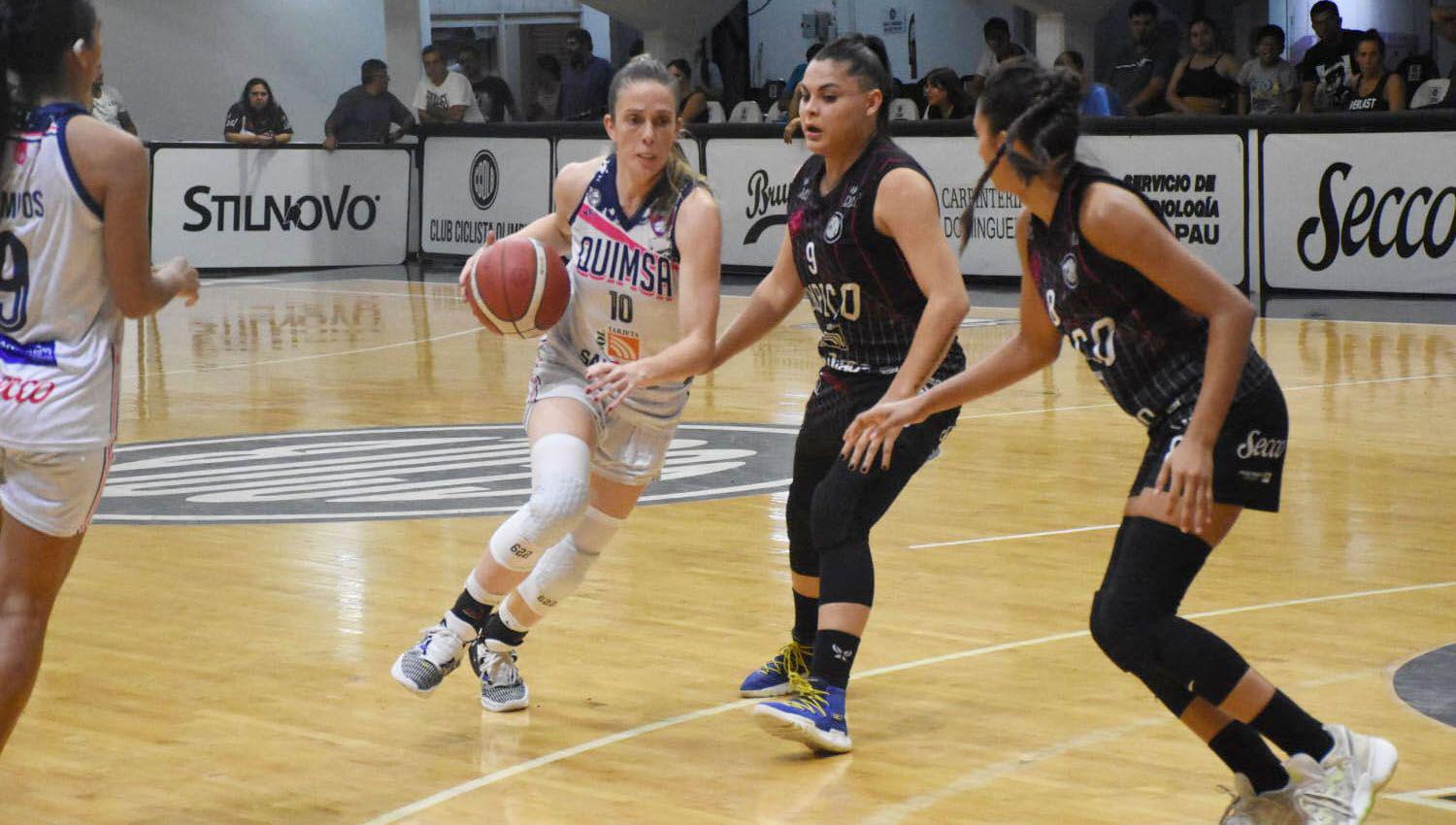 Quimsa impuso su juego en el Vicente Rosales y definiraacute en casa