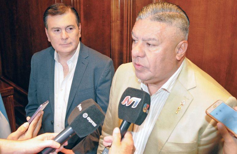 ANUNCIO Tapia y Zamora hablaron con los medios de prensa acerca del amistoso que se jugar� el próximo 28 del corriente en Santiago del Estero