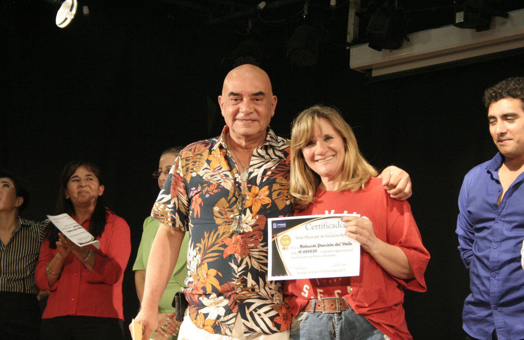 DIRECTOR Eduardo Gonzlez Navarro y Graciela Robuschi una de las protagonistas de Un genio con mal genio