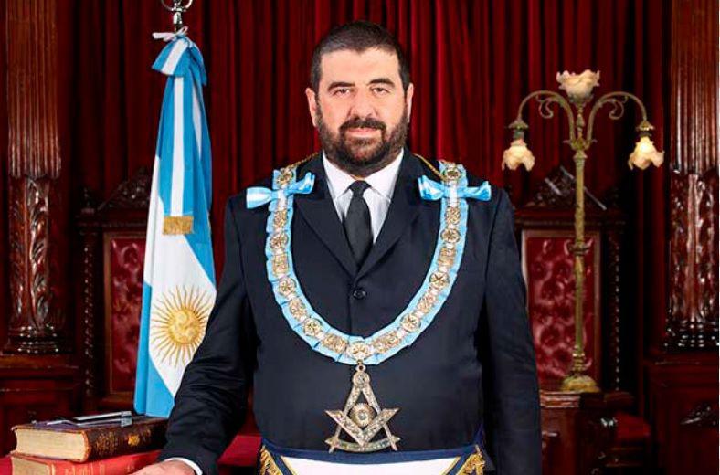 PRESENCIA Pablo L�zaro presidente de la Gran Logia de la Argentina de Libres y Aceptados Masones llega hoy