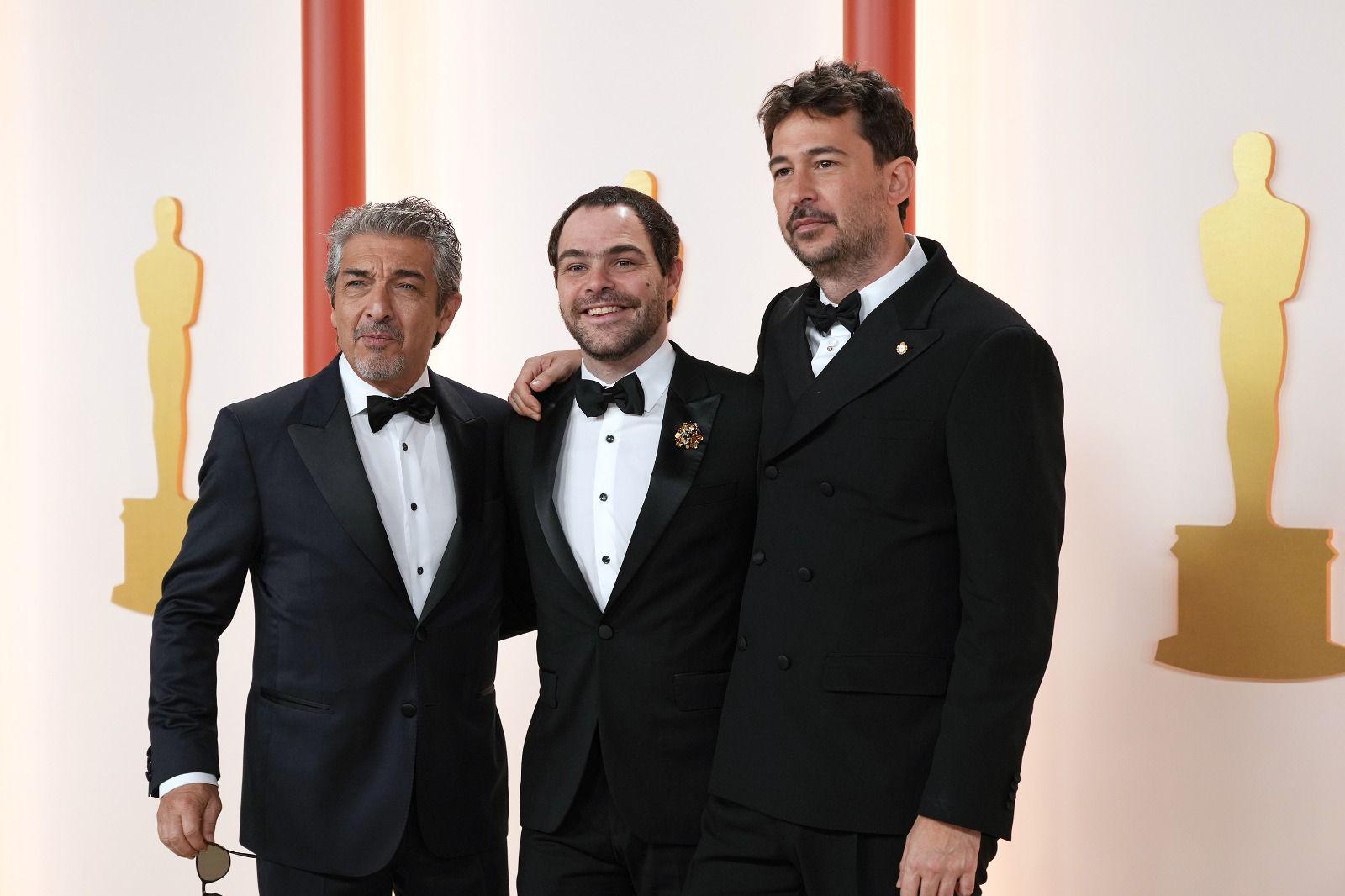 DE GALA Ricardo Darín Peter Lanzani y Santiago Mitre