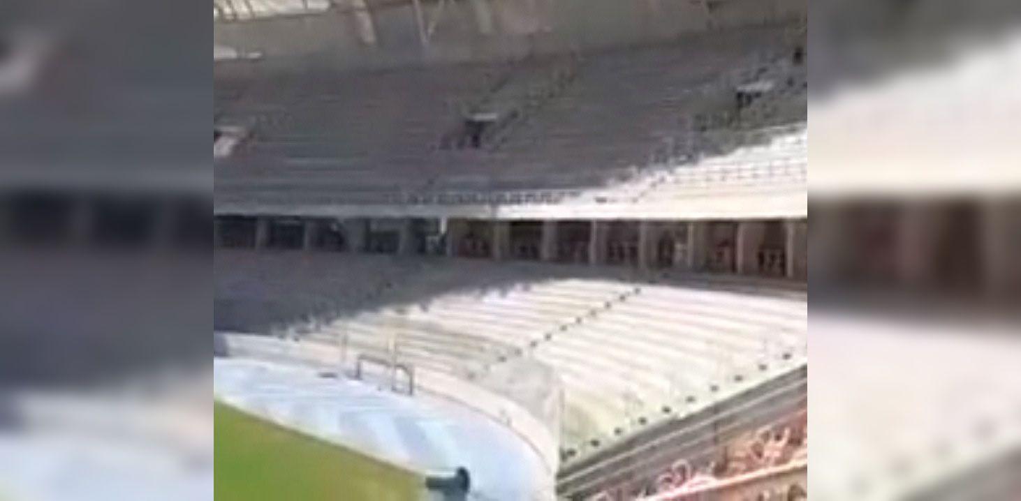 Comenzaron a retirar las butacas en el Estadio Uacutenico para albergar casi 50 mil almas
