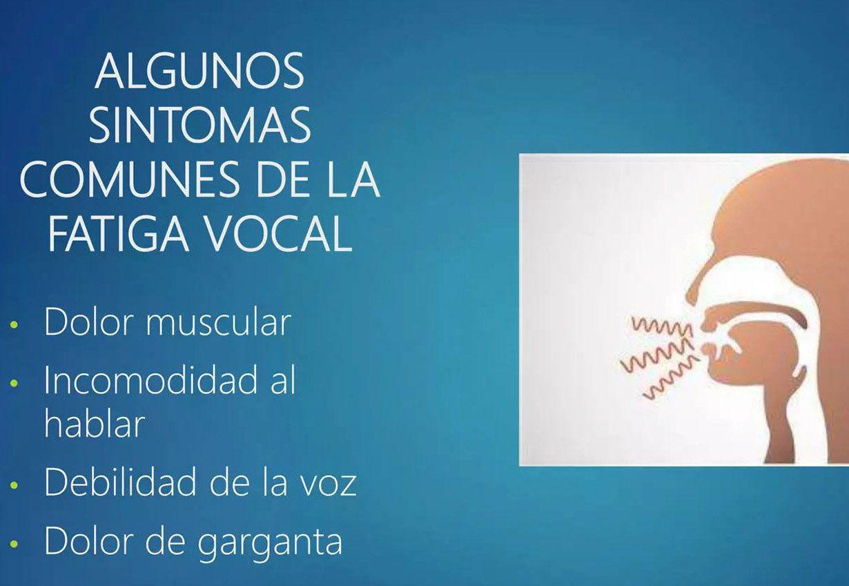 Las patologiacuteas de la voz son comunes en los docentes y hay que tratarlas adecuadamente