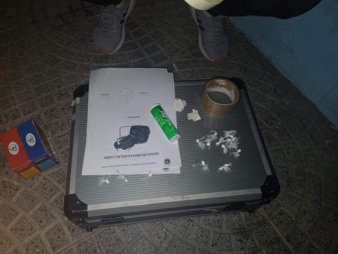 Peligroso arrebatador fue atrapado con cocaiacutena en el centro