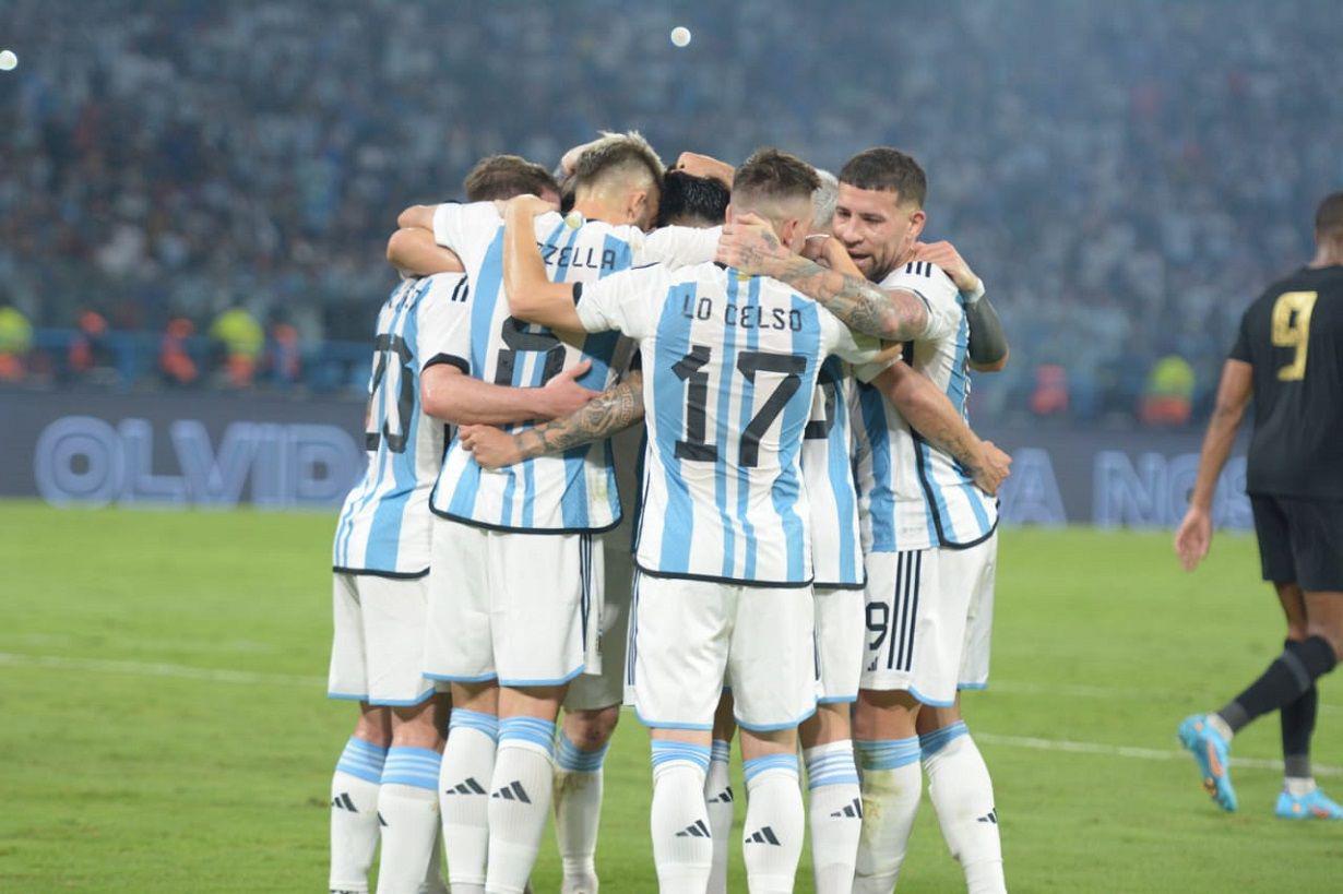 VIDEOS Reviviacute el show de goles de Argentina frente a Curazao- Messi el goleador del partido