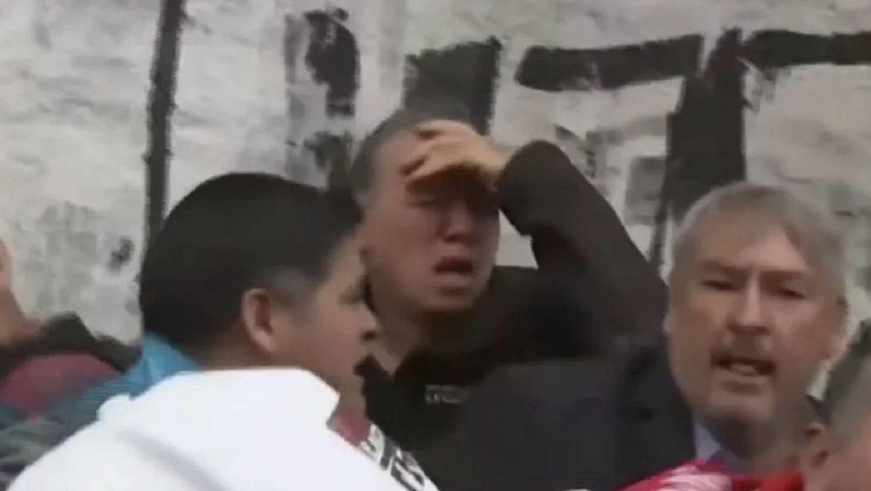 VIDEO MAacuteXIMA TENSIOacuteN- agredieron a Berni y lo mantuvieron acorralado durante una protesta