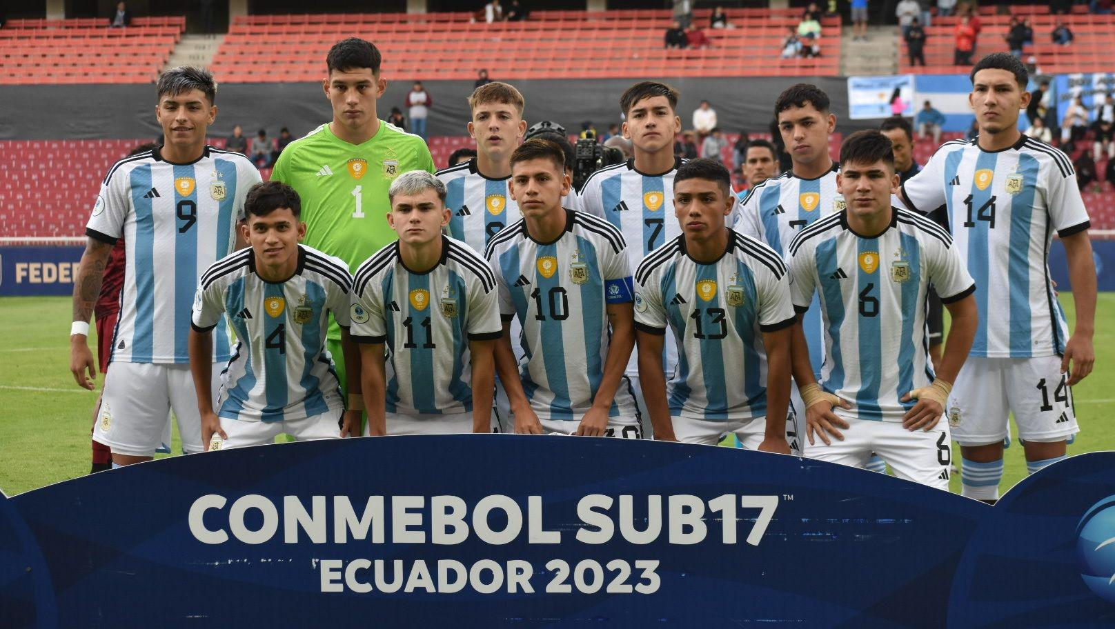 El Sub-17 de Argentina se despertoacute y derrotoacute a Venezuela en el Sudamericano