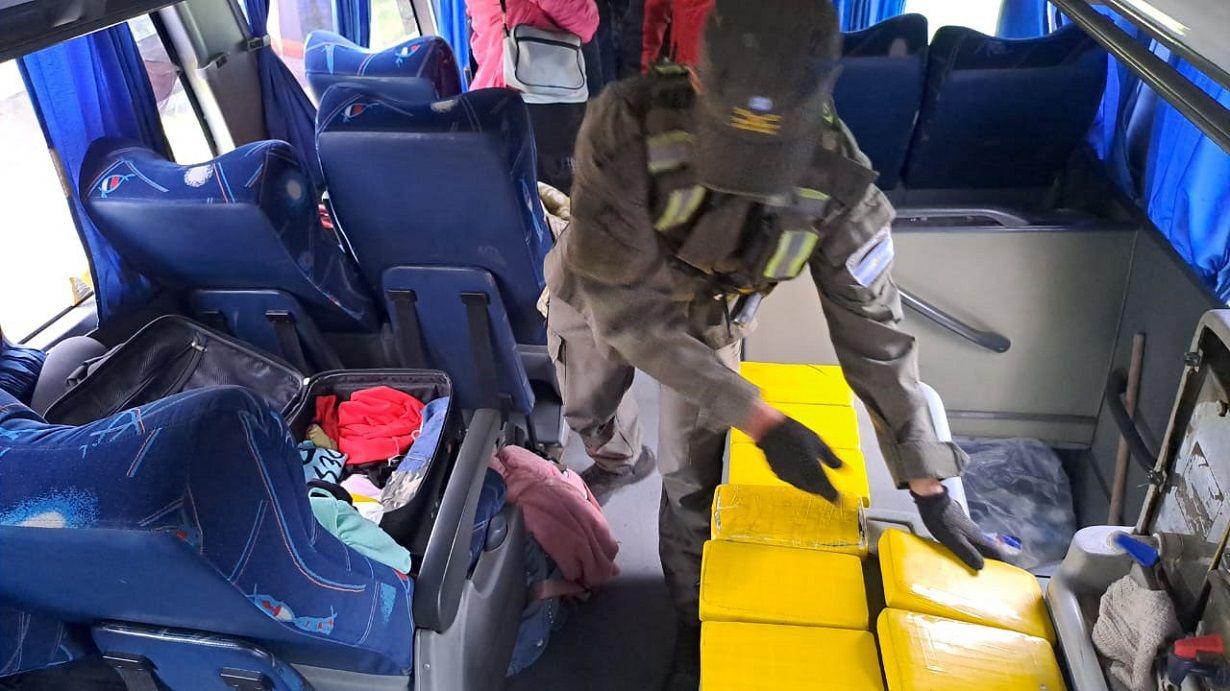 La cocaiacutena incautada a las dos mujeres teniacutea el sello del delfiacuten