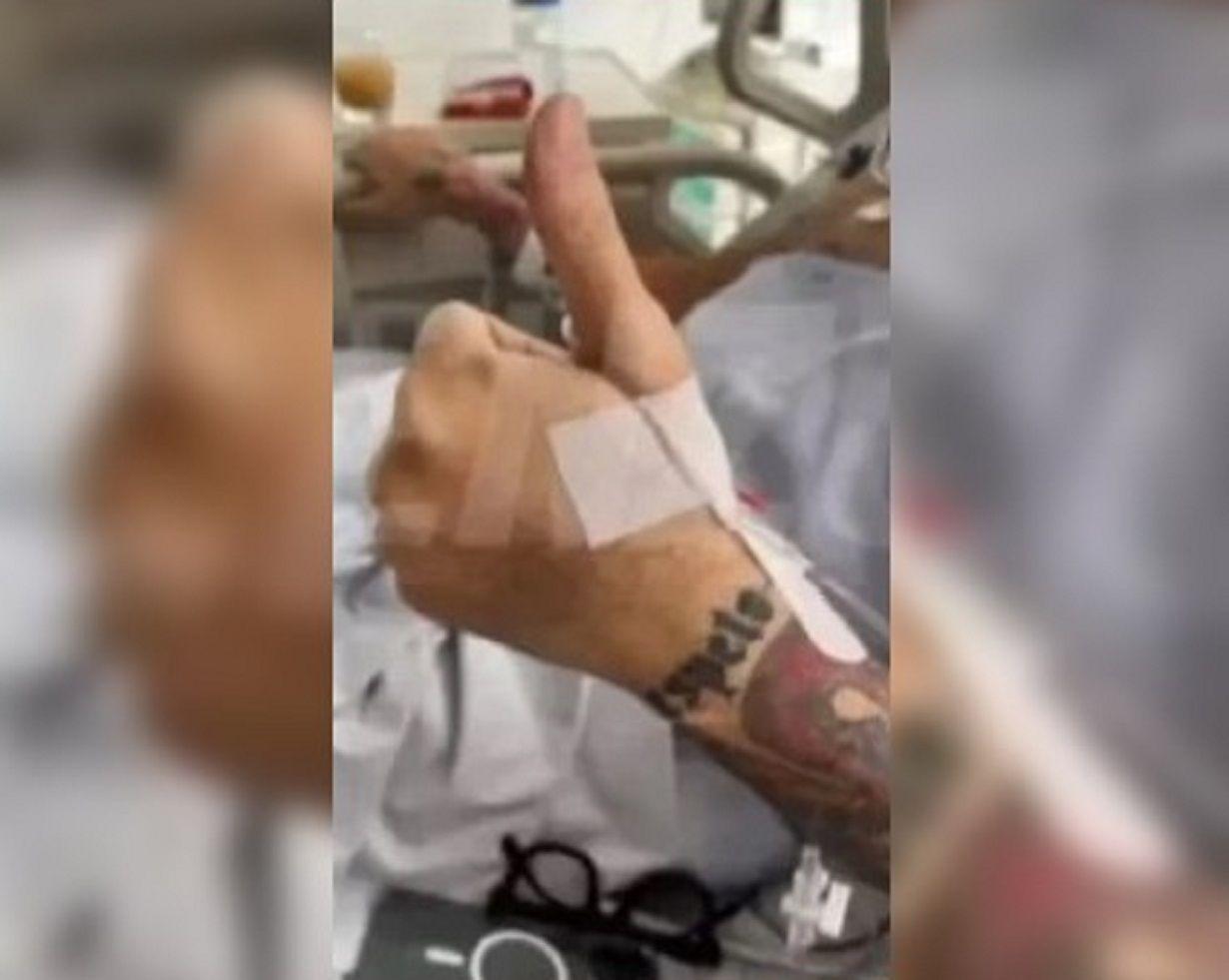 Se difundioacute la primera foto de Jorge Rial en la cama del hospital en Colombia