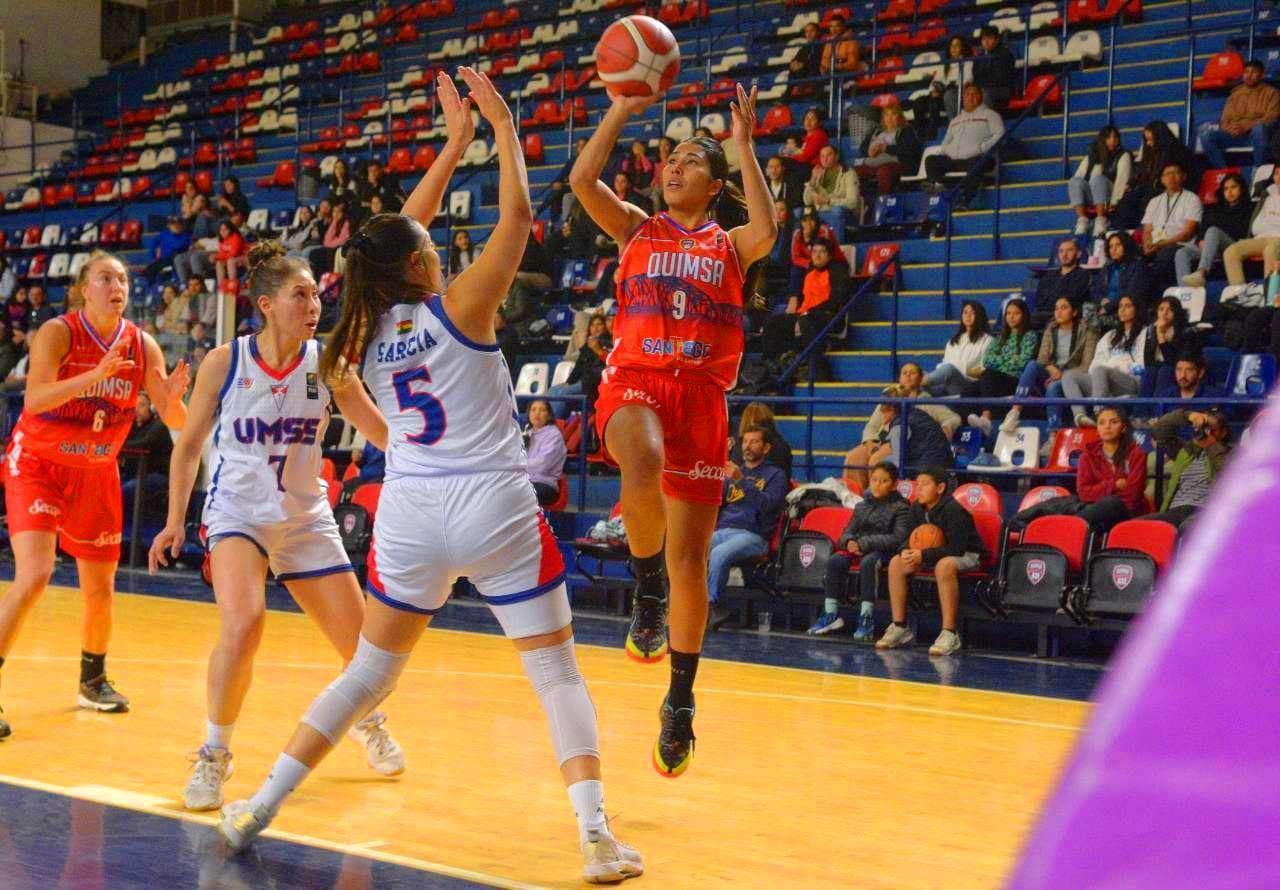 Quimsa debutoacute con un triunfo aplastante en el baloncesto femenino