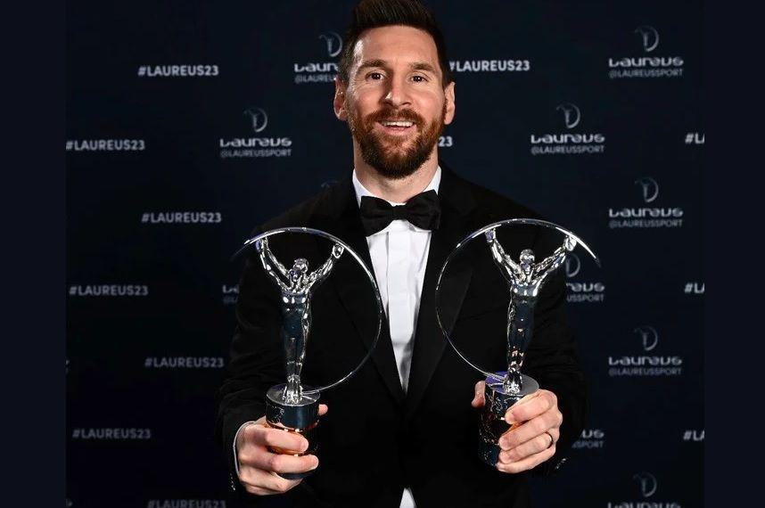 Imparable- Messi ganoacute su segundo premio Laureus como Mejor Deportista del Antildeo