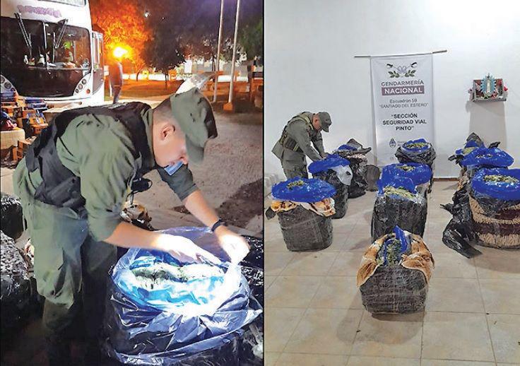 SECUESTROS La carga quedó a disposición de la Justicia Federal