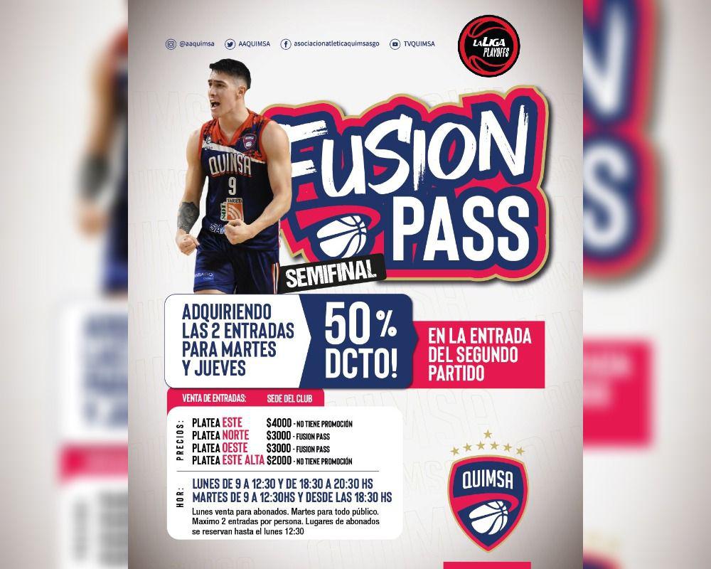 Toda la info sobre las entradas para la semifinal del Fusion Pass