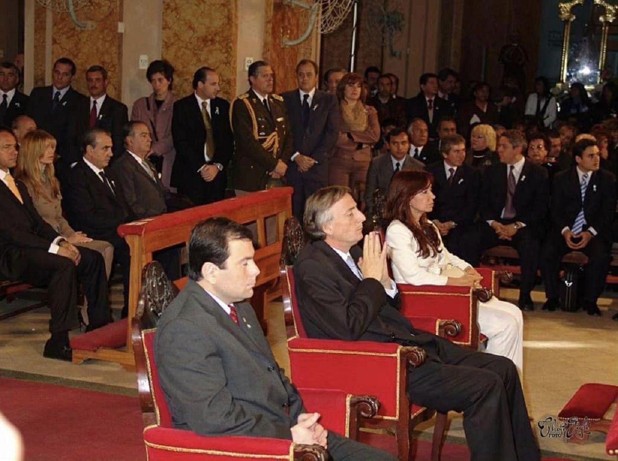 Zamora recordoacute a Neacutestor Kirchner en una de sus visitas a Santiago- Un abrazo santiaguentildeo a su recuerdo