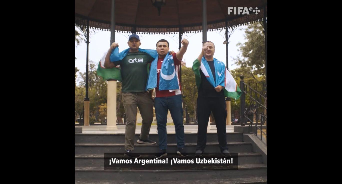 VIDEO  Hinchas uzbekos destacan la amabilidad de los santiaguentildeos en un video viral